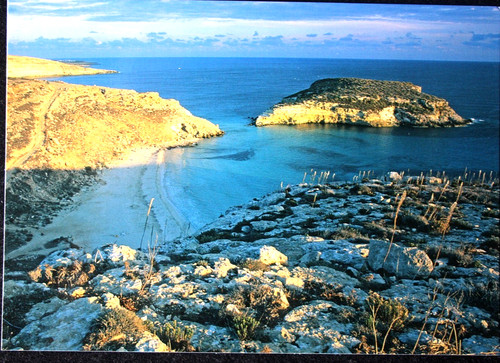 Cartolina lampedusa sicilia - lampedusa.,
