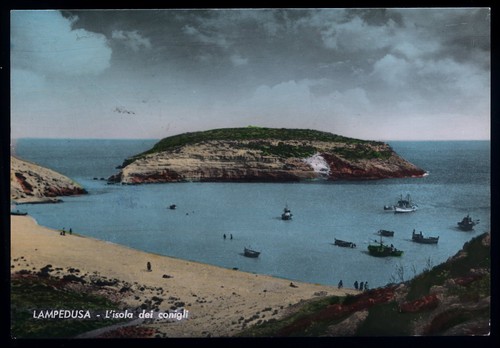 Cartolina lampedusa isola - cartolina,